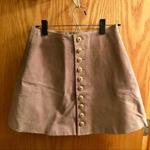 Express Mini Button down skirt